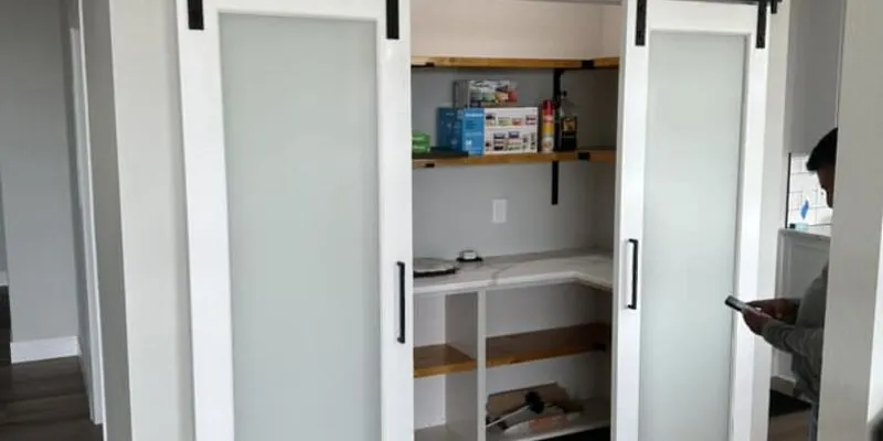 Interior home renovation with custom barn doors — Project 2